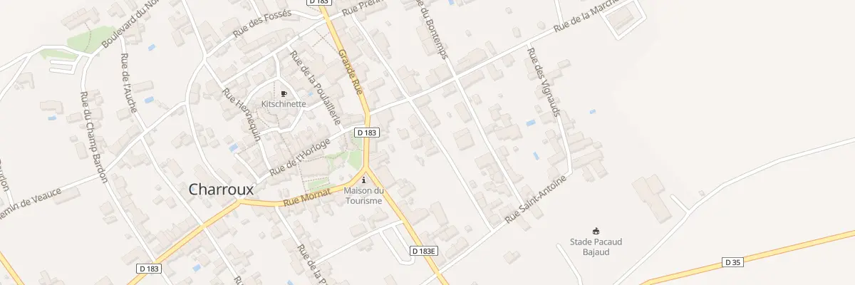 Plan du 6B Rue des Bouquerots à Charroux