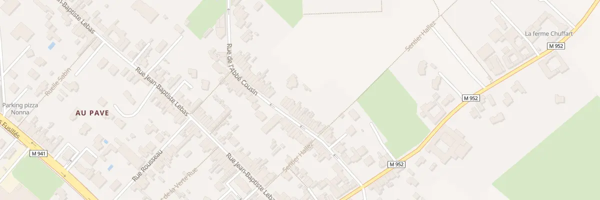 Plan du 105 Rue de l’Abbe Cousin à Villeneuve-d’Ascq