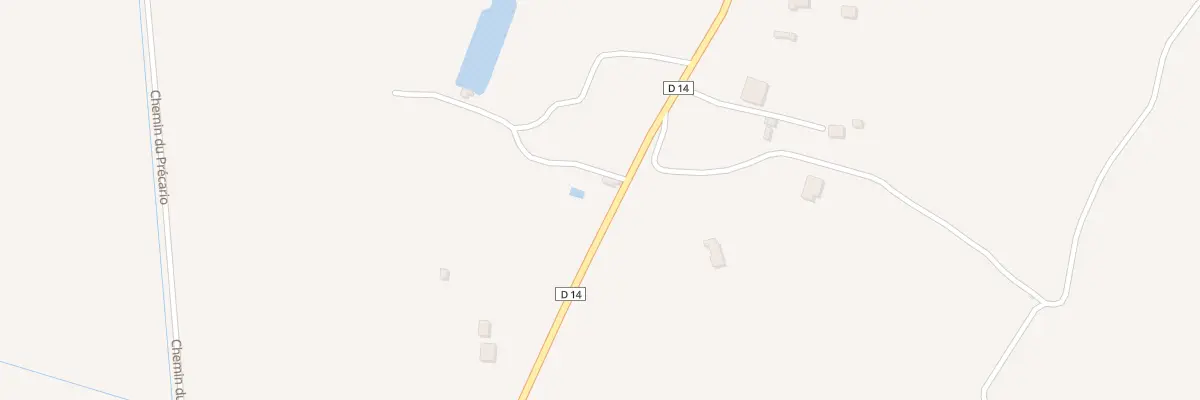 Plan du 42 Rte de Fleury à Lespignan