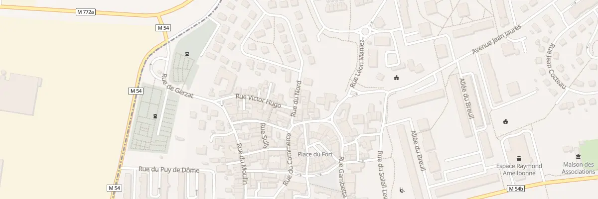 Plan du 3 Rue du Nord à Aulnat