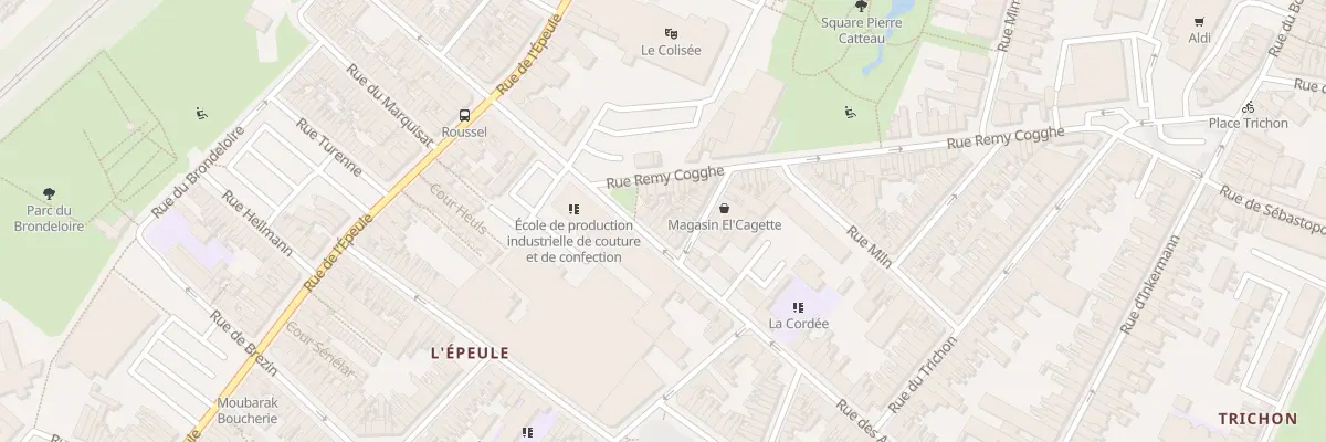 Plan du 162 Rue des Arts à Roubaix