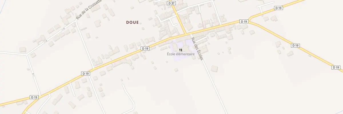 Plan du 3 Rue Champenois à Doue