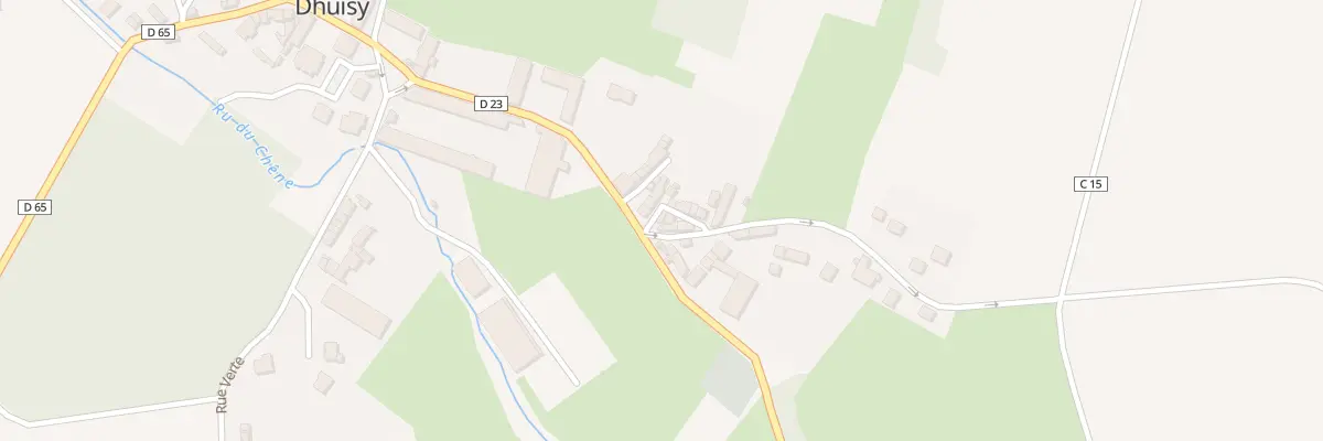 Plan du 2 Imp de l’Ile à Dhuisy