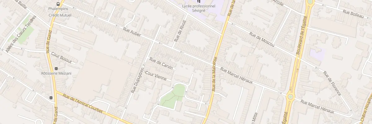 Plan du 27 Rue Auber à Tourcoing