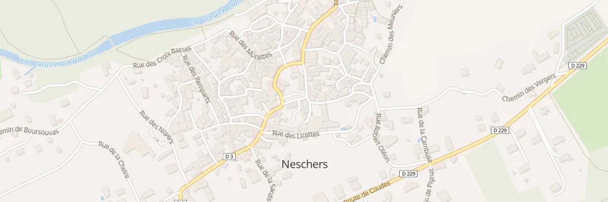 Plan du 27 Rue Pierre Fourvel à Neschers