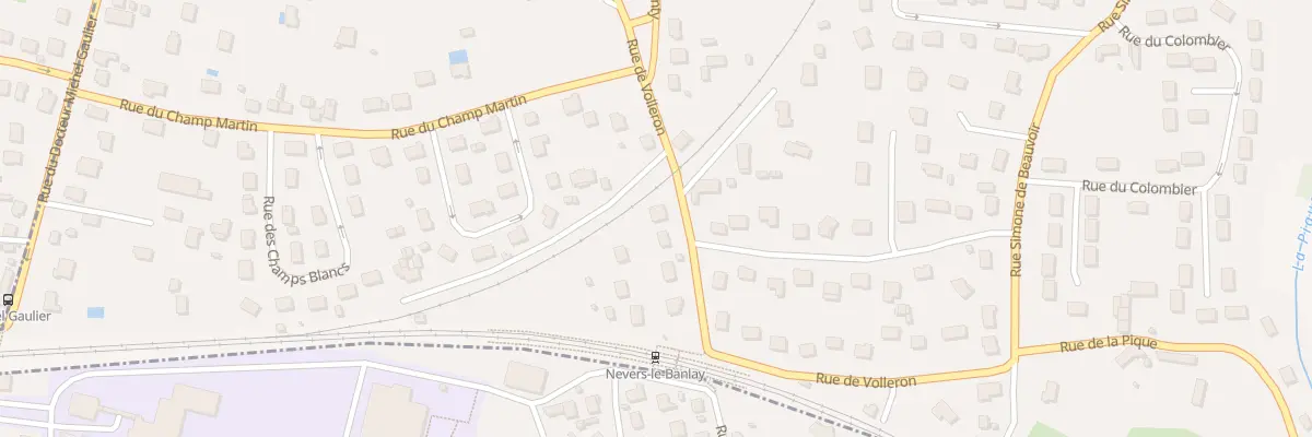 Plan du 15 Rue de Volleron à Coulanges-lès-Nevers
