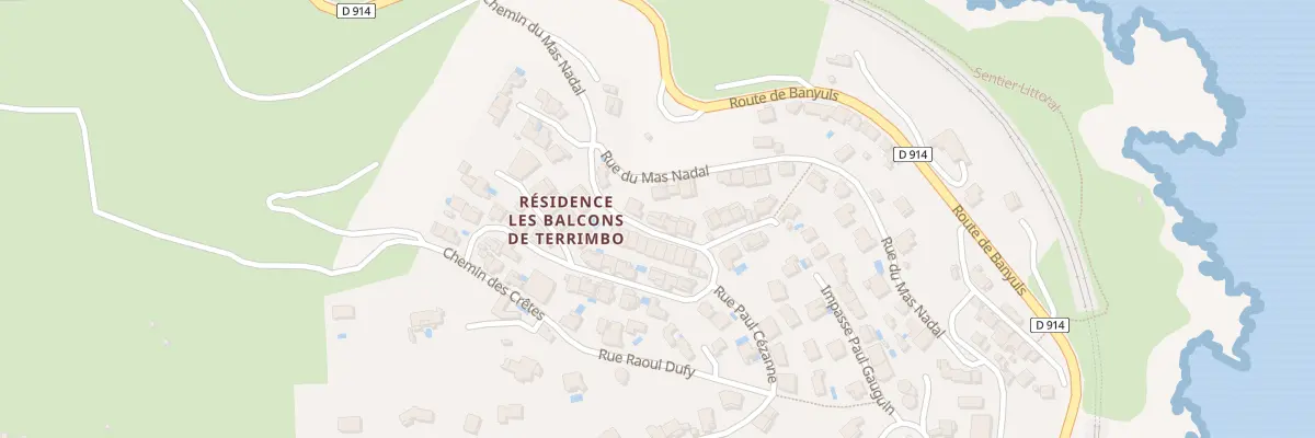 Plan du 11 Rue Joan Miro à Cerbère