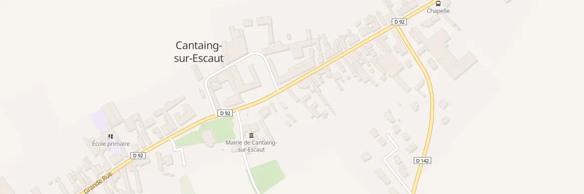 Plan du 67 Grand’Rue à Cantaing-sur-Escaut