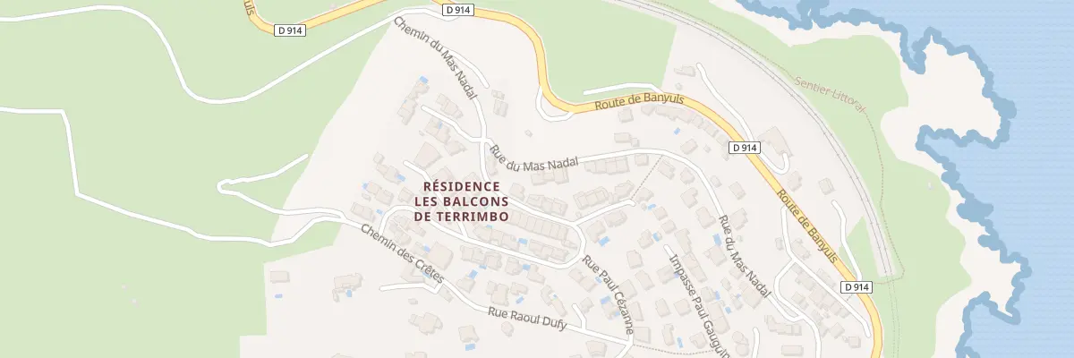 Plan du 37 Rue du Mas Nadal à Cerbère