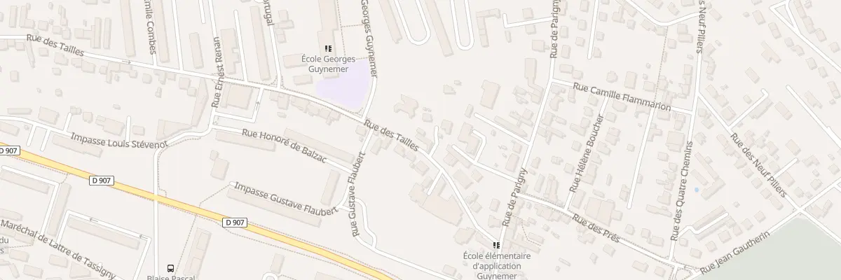 Plan du 10 Rue des Tailles à Nevers