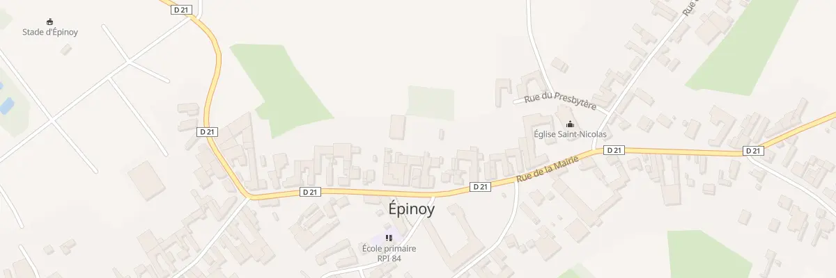 Plan du 23 Rue de la Mairie à Épinoy
