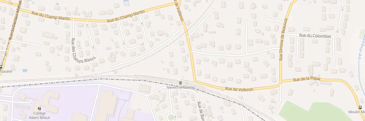 Plan du 9 Rue de Volleron à Coulanges-lès-Nevers