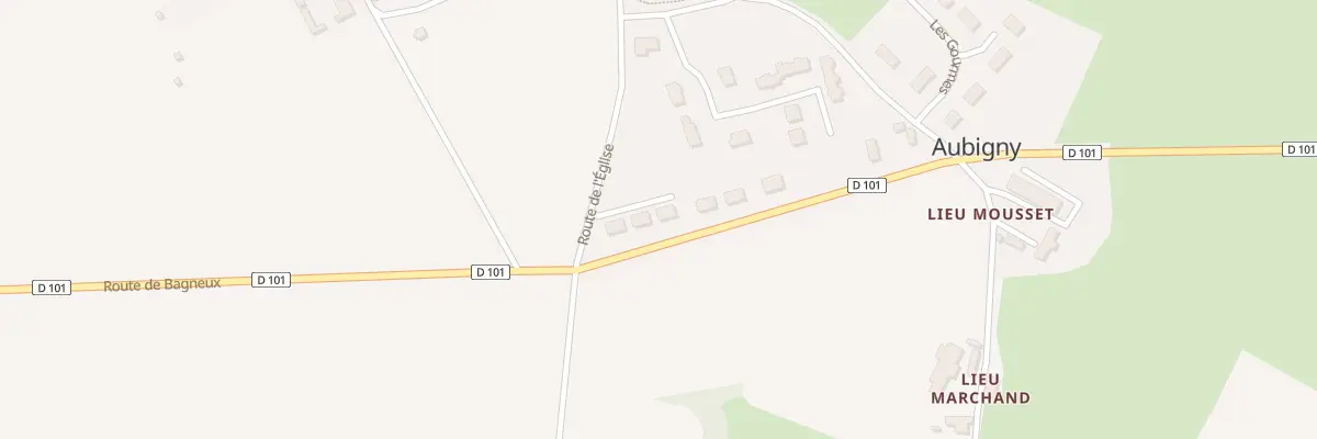 Plan du 5060 Bourg à Aubigny
