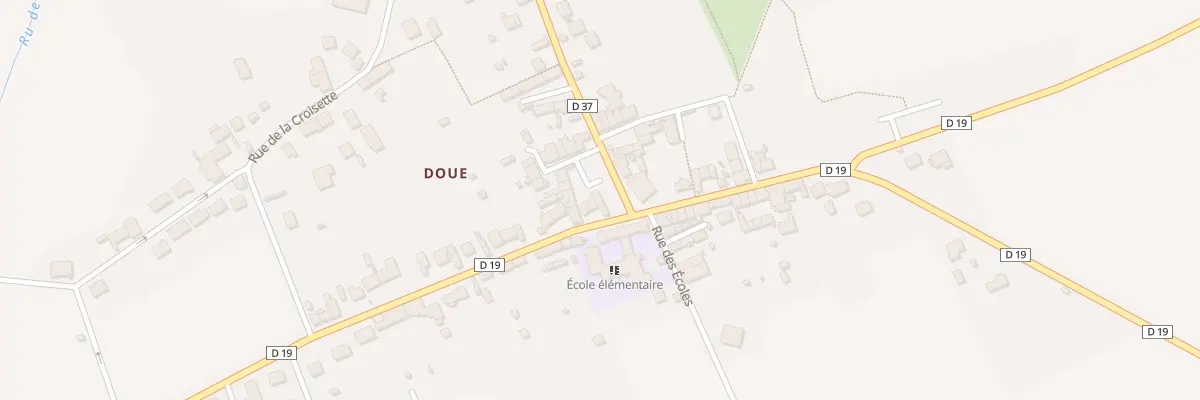 Plan du 14 Pl de Verdun à Doue