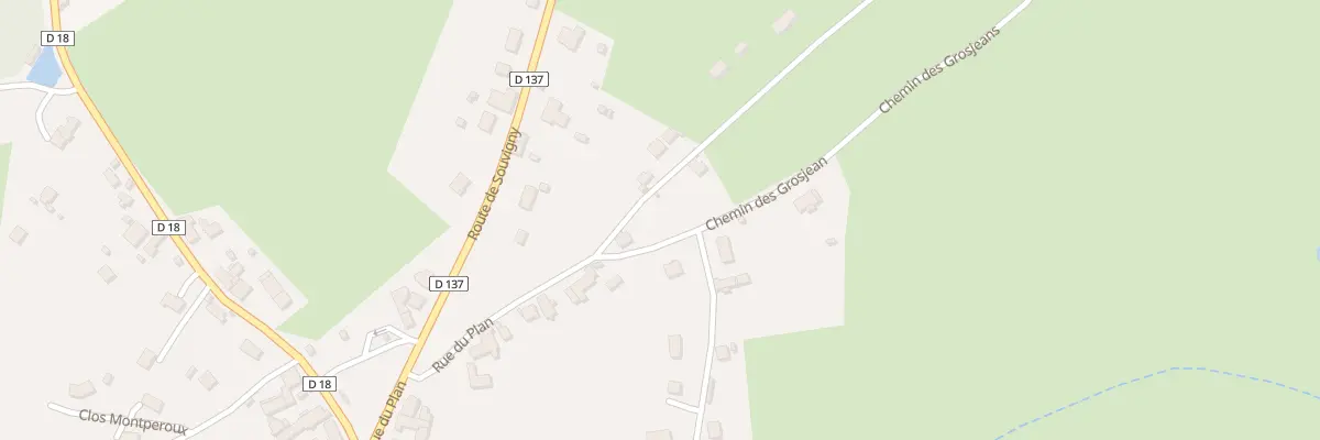 Plan du 5193 Le Bourg à Cressanges