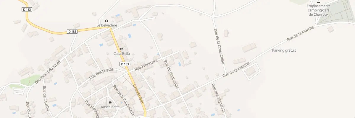 Plan du 6 Imp Prennaire à Charroux