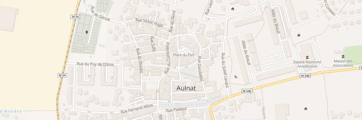 Plan du 12B Pl du Fort à Aulnat