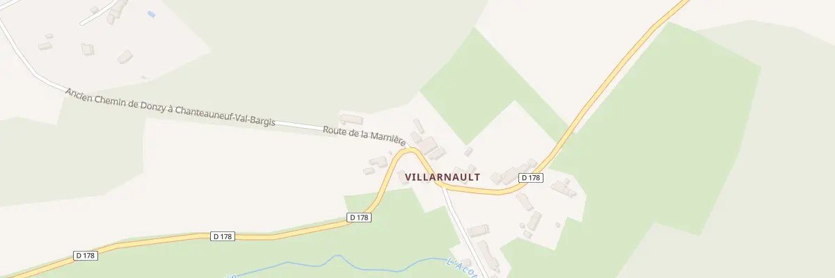 Plan du 3 Rte des Champs Vaudrey à Sainte-Colombe-des-Bois