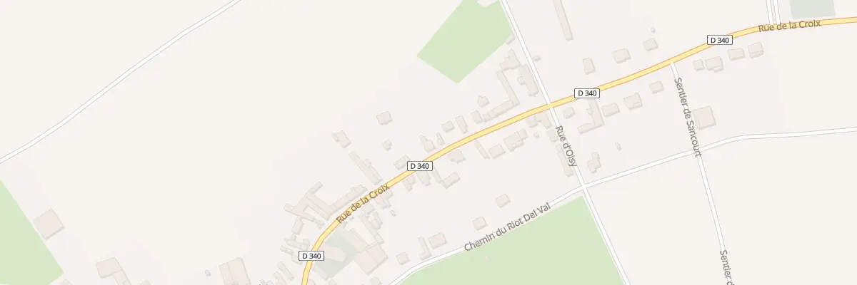 Plan du 215 Rue de la Croix à Haynecourt