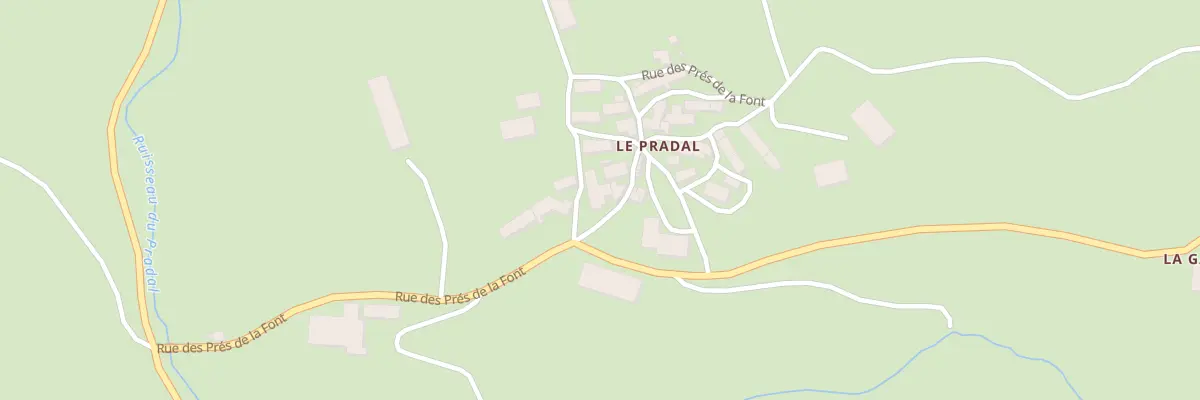 Plan du 6 Rue des Prés de la Font à Vieillespesse