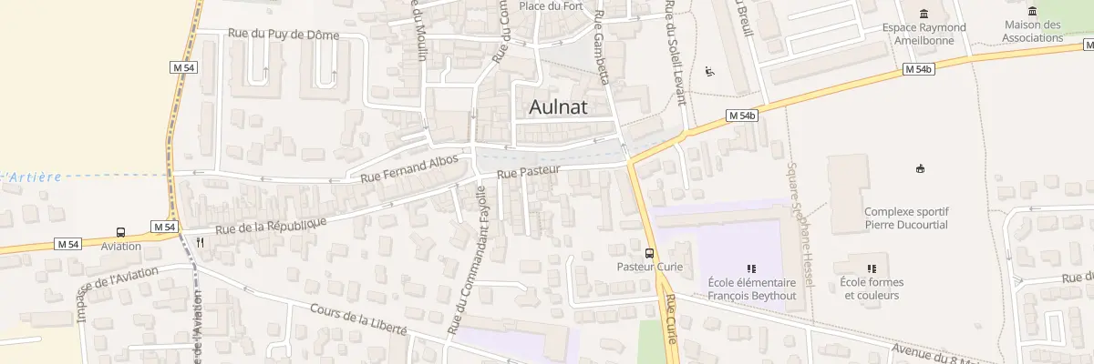 Plan du 9B Rue Pasteur à Aulnat