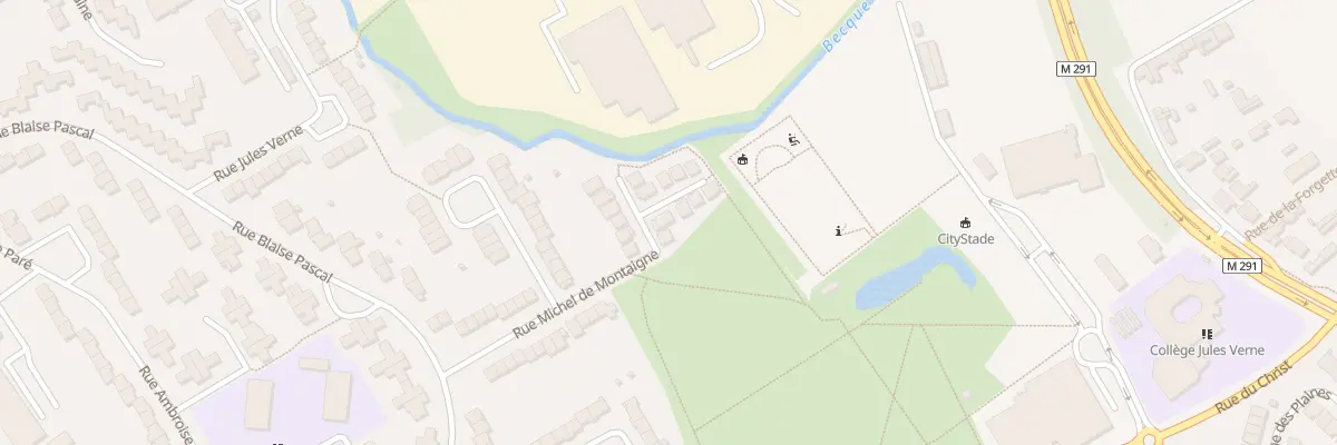 Plan du 28 Rue Michel De Montaigne à Neuville-en-Ferrain