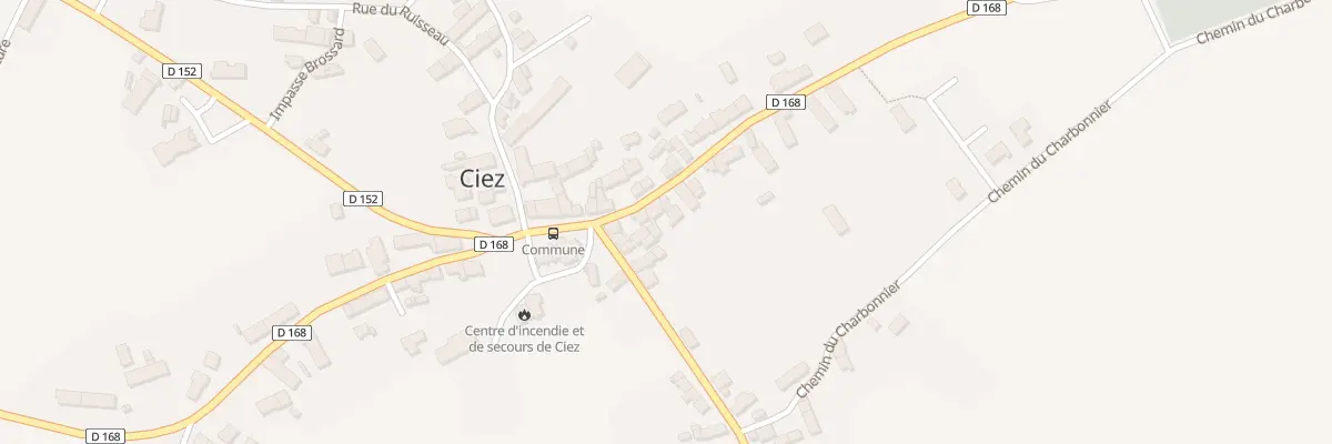 Plan du 4 Rue d’Entrains à Ciez