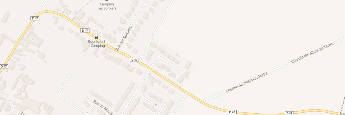 Plan du 8 Rue de la Garenne à Bugnicourt