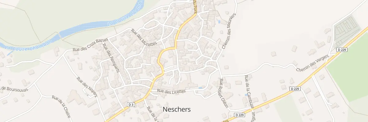 Plan du 18 Rue Pierre Fourvel à Neschers