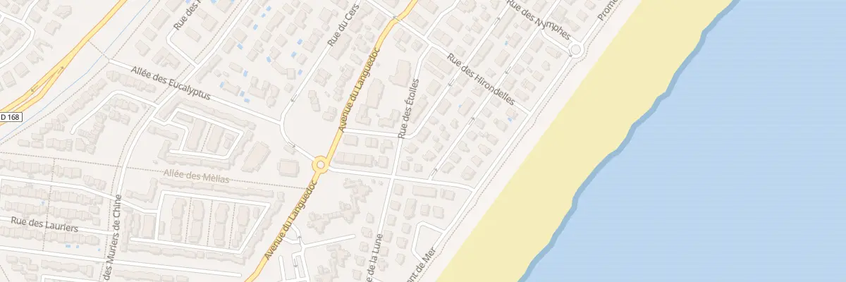 Plan du 41 Rue des Corbières (plage) à Narbonne