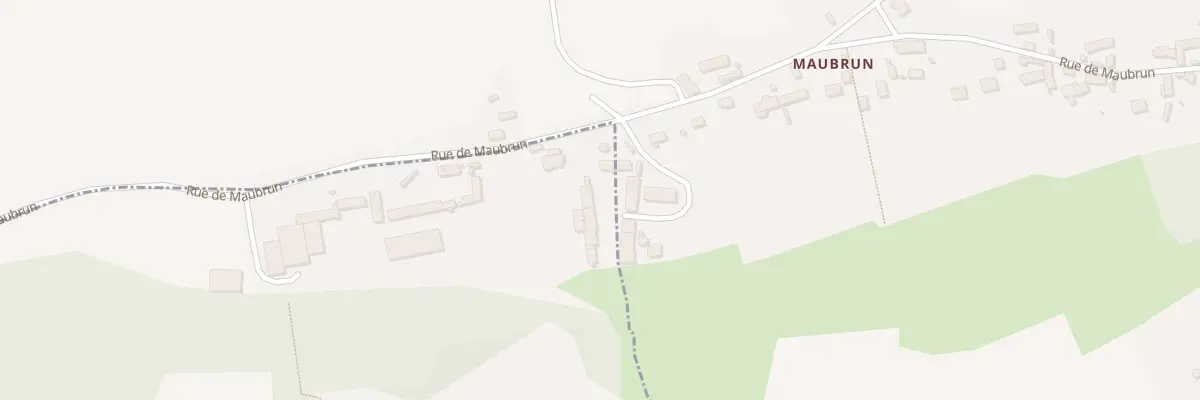 Plan du 70 Rte de Maubrun à Ambleny