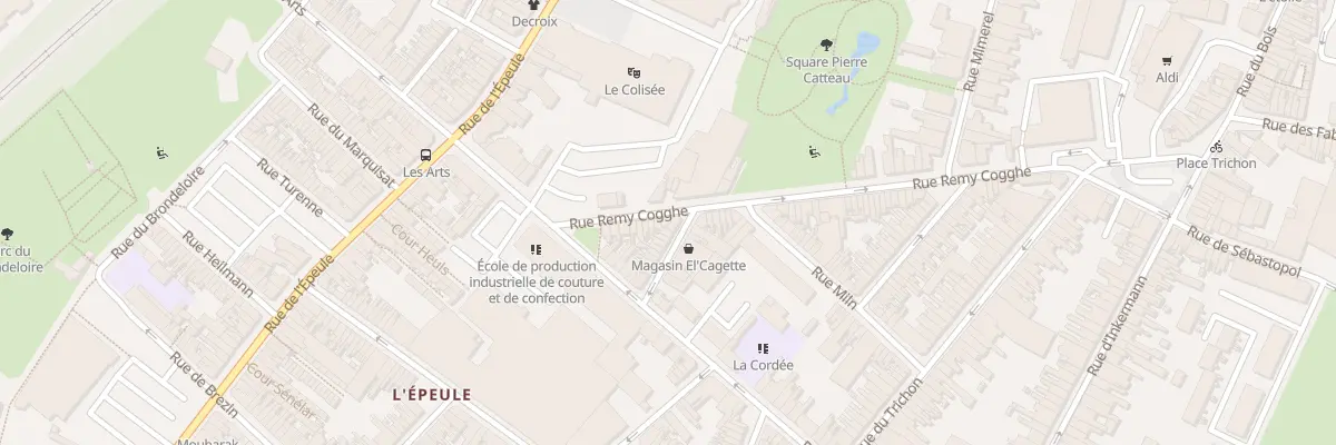 Plan du 81 Rue Rémy Cogghe à Roubaix