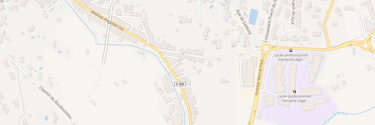 Plan du 23 Rte de Clermont à Bédarieux