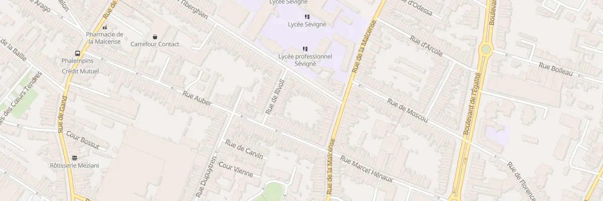 Plan du 25 Rue Simon Tiberghien à Tourcoing