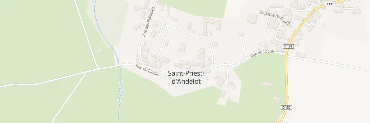 Plan du 6 Rue du Paturail à Saint-Priest-d’Andelot