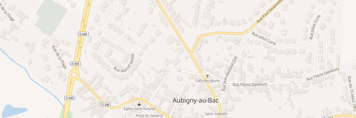Plan du 21 Rue Jeanne Claire à Aubigny-au-Bac