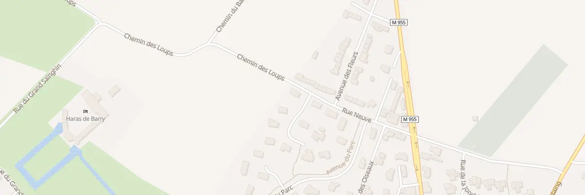 Plan du 2 All des Champs à Sainghin-en-Mélantois