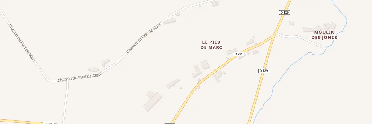 Plan du 14 Le Pied de Marc à Treban