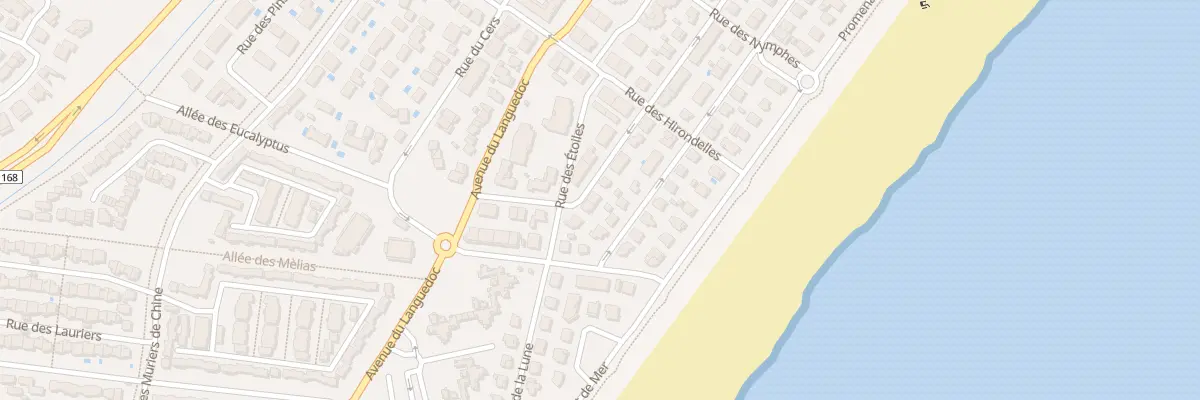 Plan du 39 Rue des Corbieres (Plage) à Narbonne