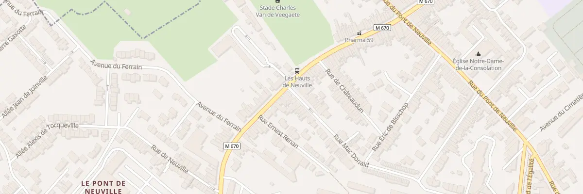 Plan du 2 Rue Mac Donald à Tourcoing
