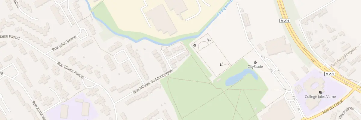 Plan du 30 Rue Michel De Montaigne à Neuville-en-Ferrain