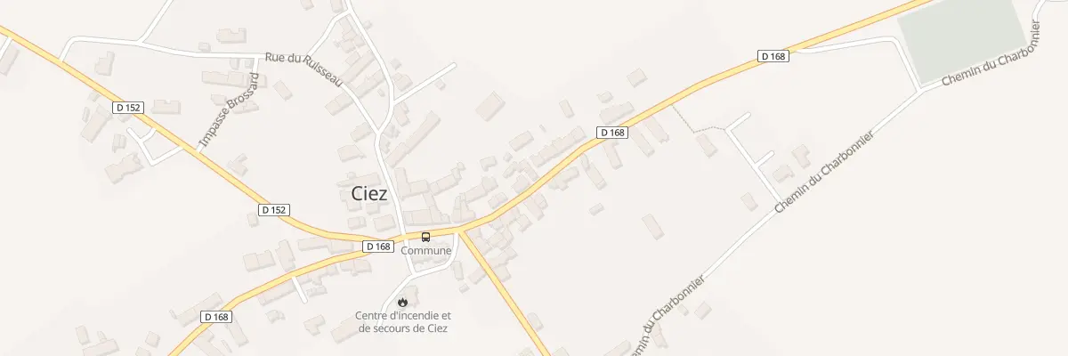 Plan du 11 Rue d’Entrains à Ciez