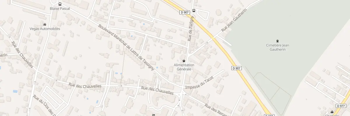 Plan du 2A Rue de Parigny à Nevers