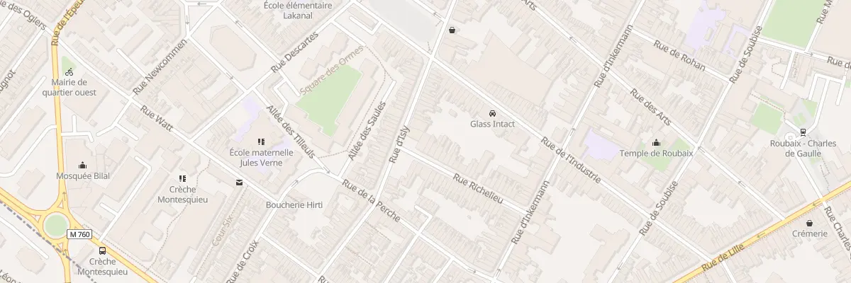 Plan du 42 Rue Richelieu à Roubaix