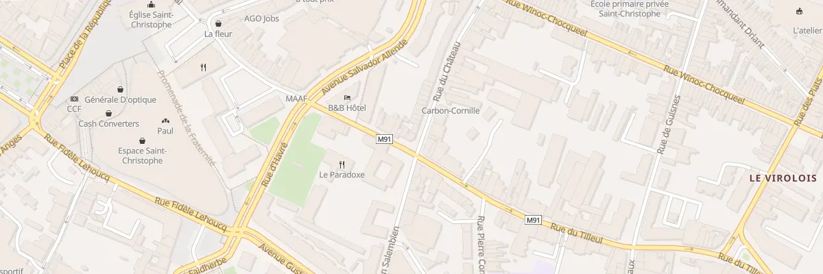 Plan du 1 Rue du Château à Tourcoing