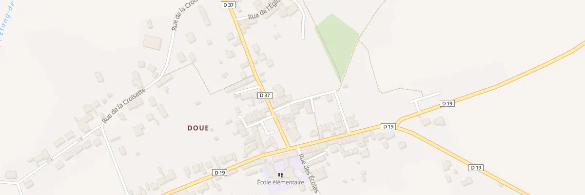 Plan du 5 Rue de la Butte à Doue