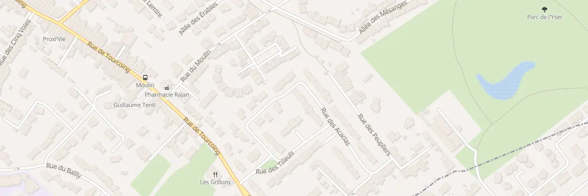 Plan du 2 Rue des Acacias à Neuville-en-Ferrain