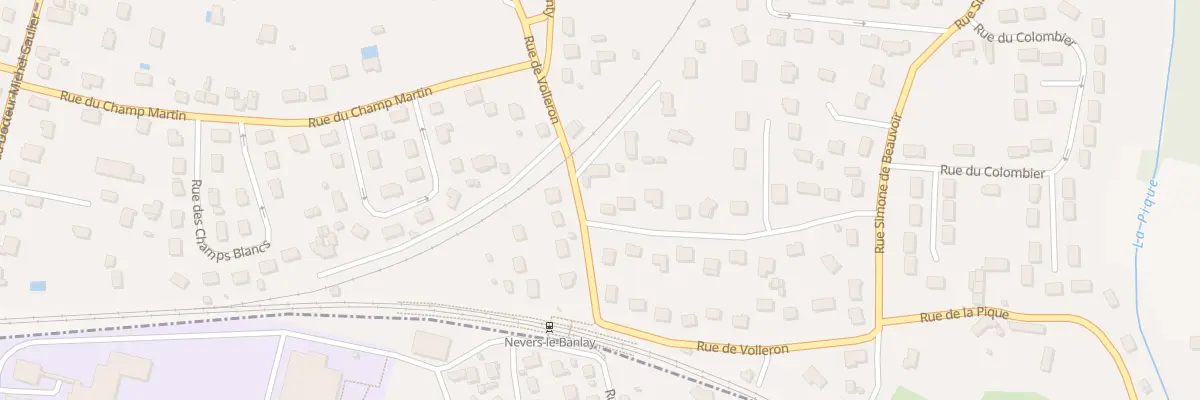 Plan du 22 Rue de Volleron à Coulanges-lès-Nevers