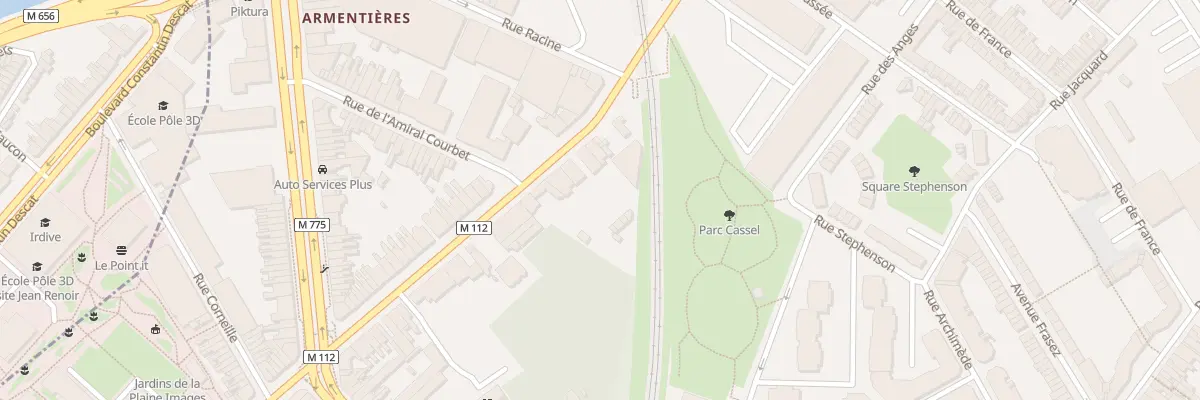 Plan du 124 Bd d’Armentières à Roubaix