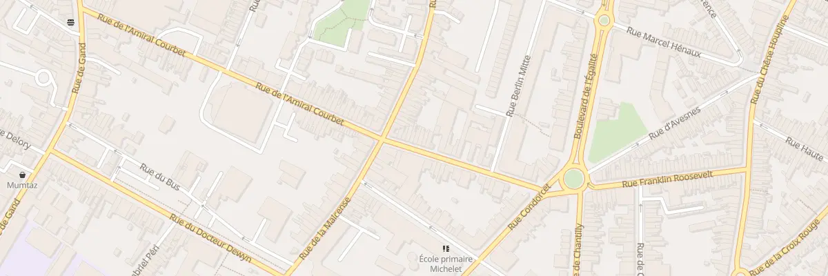 Plan du 7 Rue Franklin Roosevelt à Tourcoing